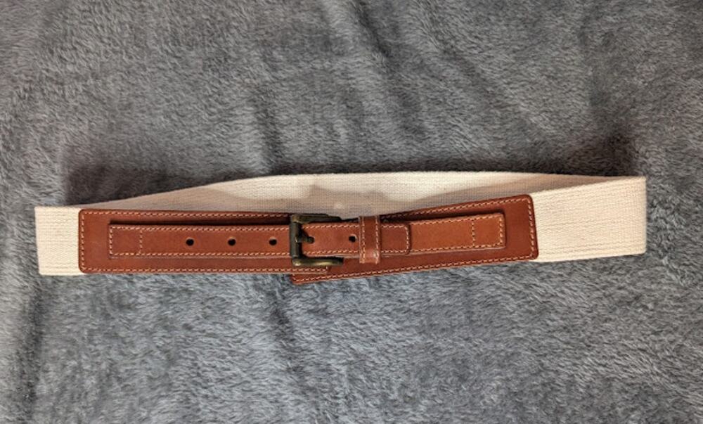 BELT Leather and cotton made in Turkey 28"-31" waist